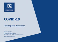 COVID-19 Online Panel Discussion held at the Doherty Institute