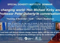 A changing world: Hon Michael Kirby and Professor Peter Doherty in conversation